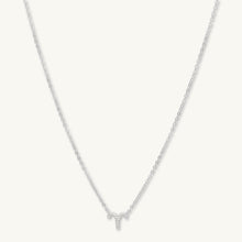 Aries Sapphire Charm Zodiac Star Sign Necklace