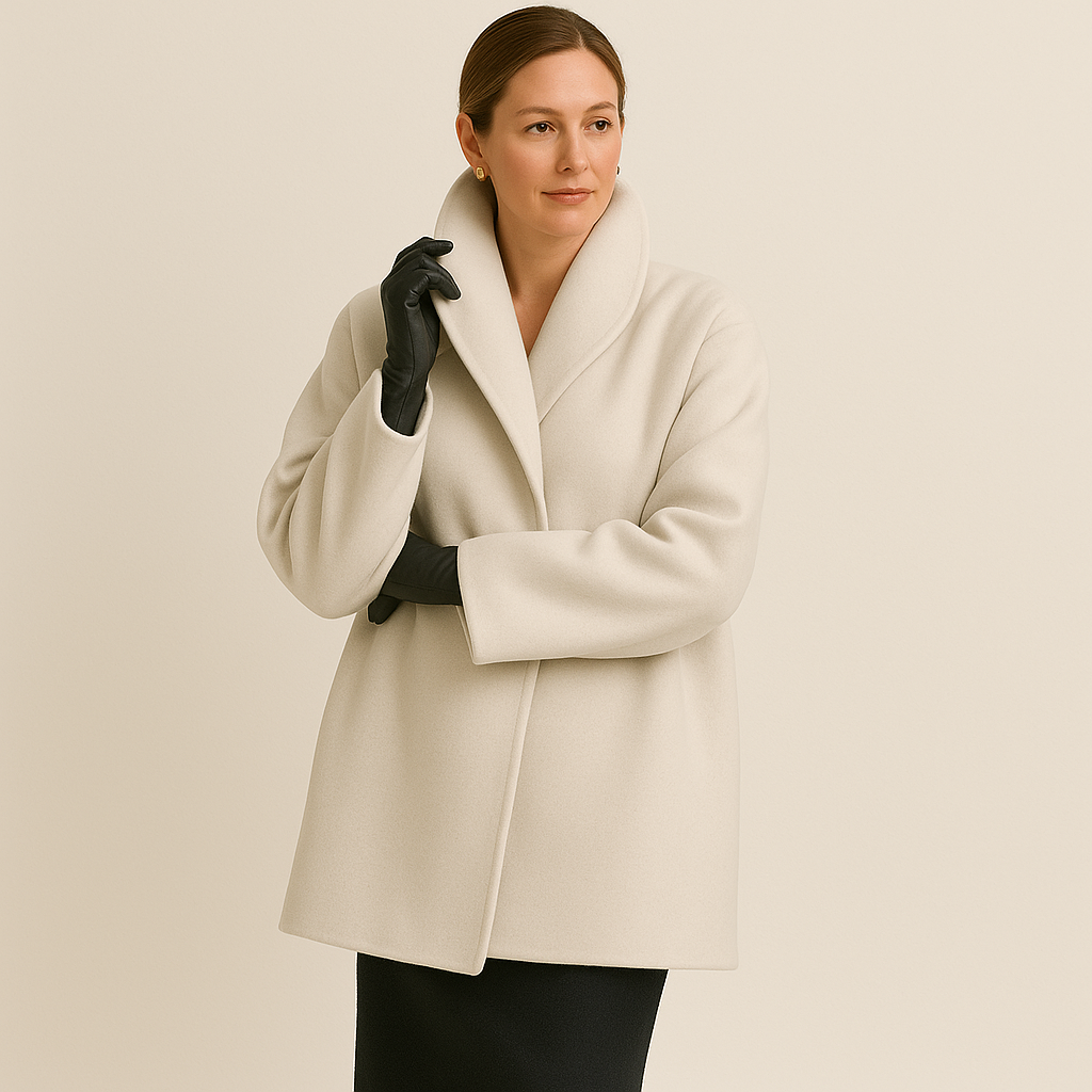 Melany Women's Trenchcoat – Warm Long Coat with Classic Style and Elegant Cut