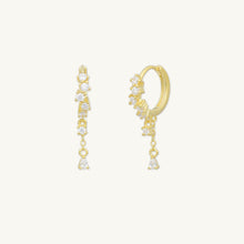 Aura Sapphire Huggie Earrings