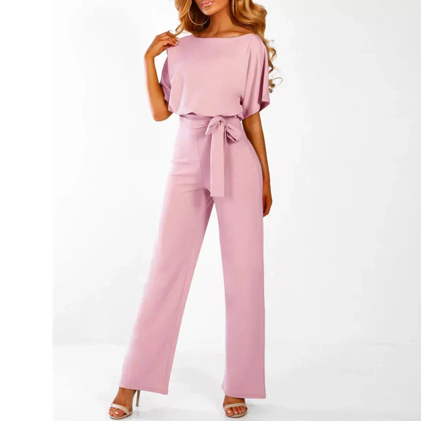 Tabitha Women's Jumpsuit – Elegant Jumpsuit with Bow Detail & Flattering Cut