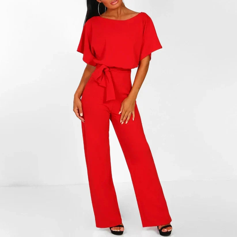 Tabitha Women's Jumpsuit – Elegant Jumpsuit with Bow Detail & Flattering Cut