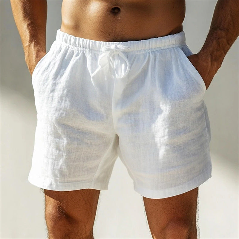 Dylan Short Homme en Cotton – Breathable Design with Loose Fit & Mid-Thigh Summer Length