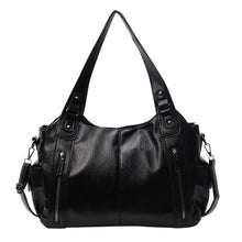 Clara Sac à Main Femme – Elegant Leather Bag with Spacious Compartments & Zipped Details