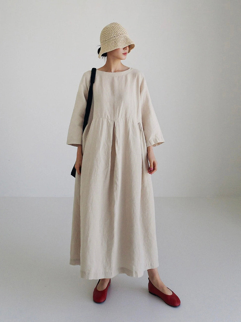 Cielo Robe Longue Femme – Light Linen, Natural Comfort & Elegant Minimalist Style