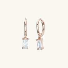 Baguette Hoop Earrings