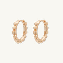 Ball Hoop Huggie Earrings