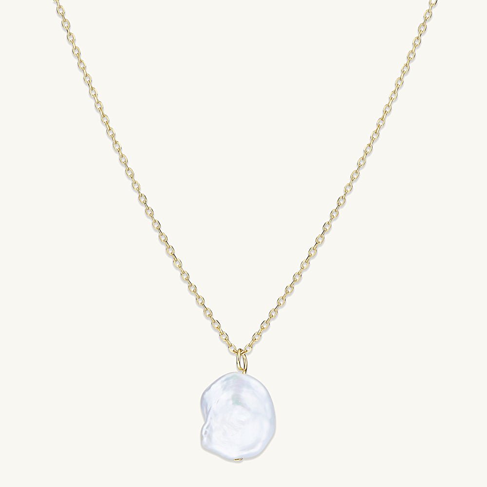 Baroque Pearl Chain Necklace