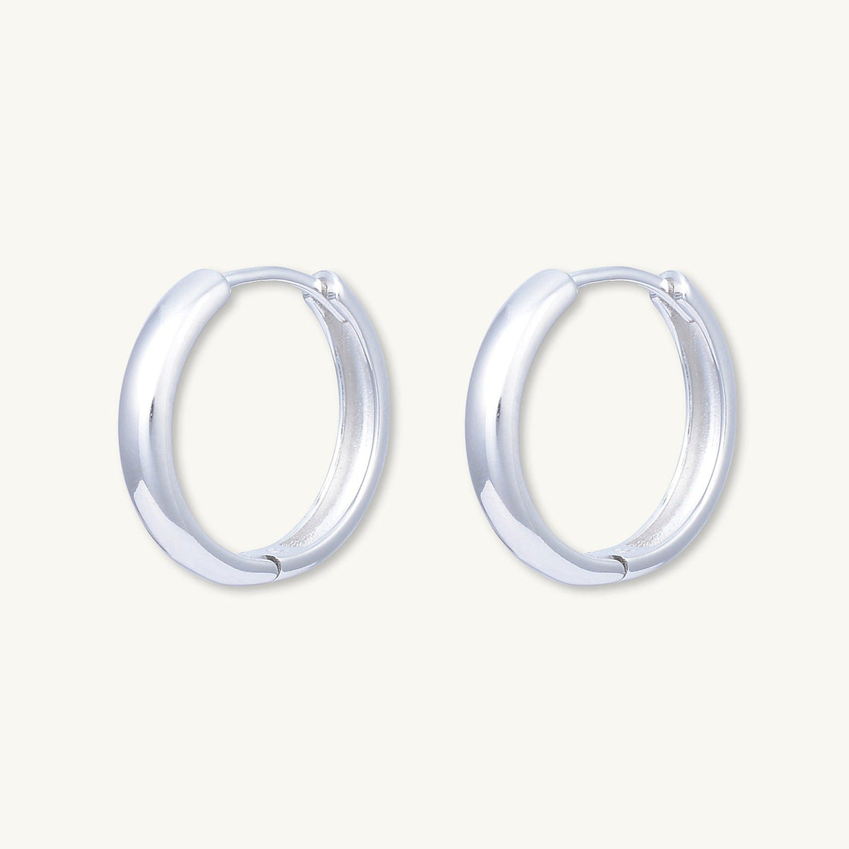 Basic Large Huggie Hoop Earrings