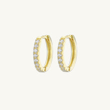 Basic Sapphire Huggie Hoop Earrings