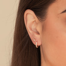 Basic Sapphire Huggie Hoop Earrings
