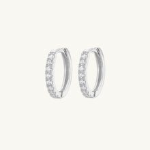 Basic Sapphire Huggie Hoop Earrings