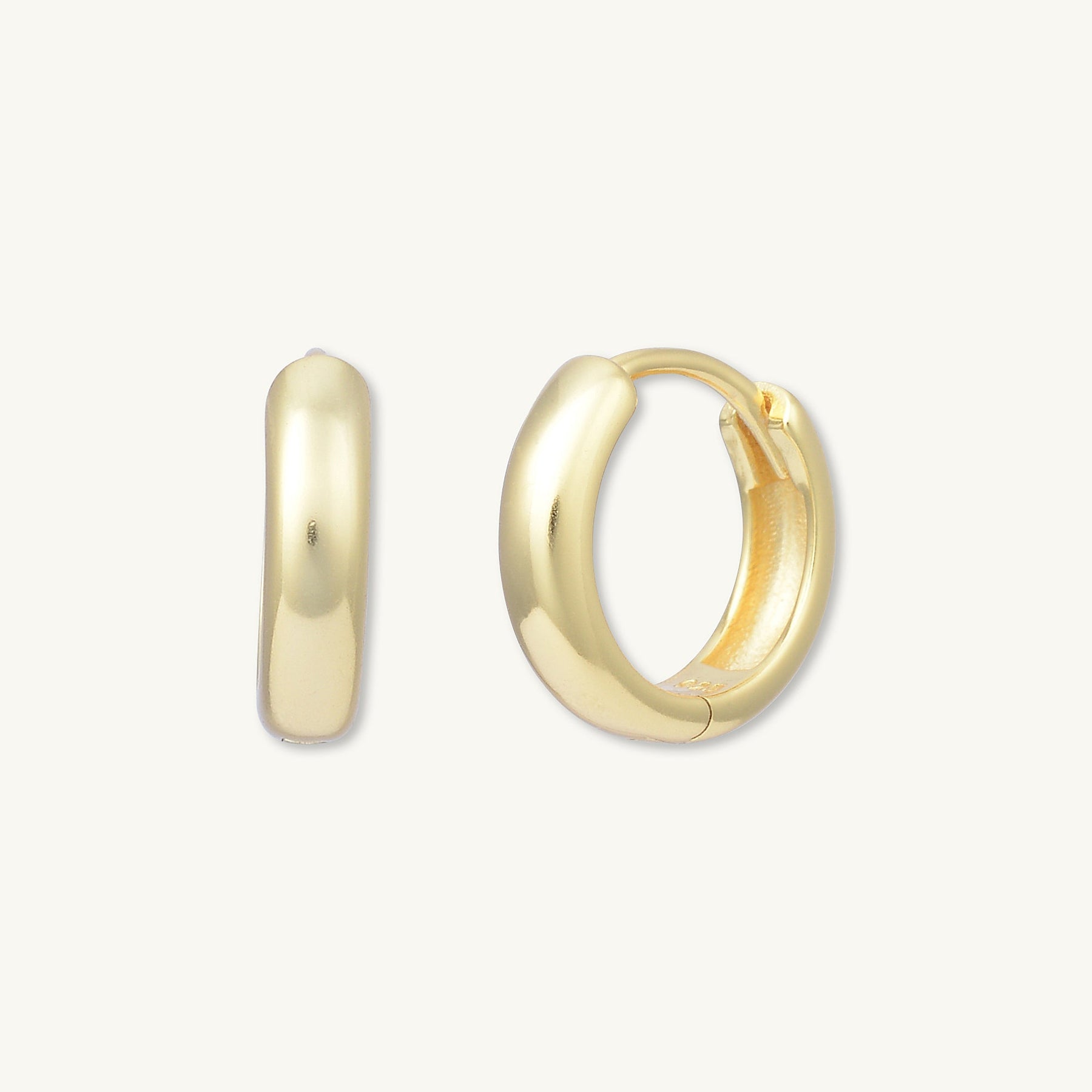Basic Small Huggie Hoop Earrings