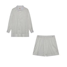 Aaliyah Women's Summer Set – Lightweight Cotton Set with Top and Shorts in Casual Style