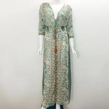 Azaria Long Bohemian Dress – Maxi Dress Woman with Paisley Pattern and Chic Fluid Style