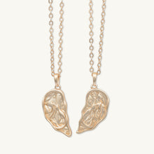 Best Friend / Sister Heart Mermaid Necklace Set