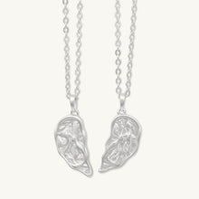 Best Friend / Sister Heart Mermaid Necklace Set