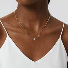 Bezel Cuban Chain Necklace