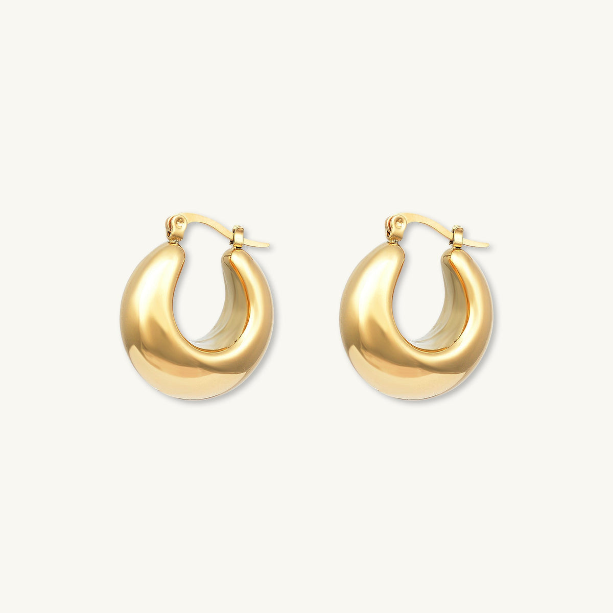 Bianca Dome Statement Earrings