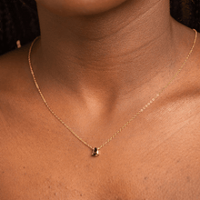 Birthstone Pear Shaped Necklace August