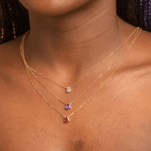 Birthstone Pear Shaped Necklace June