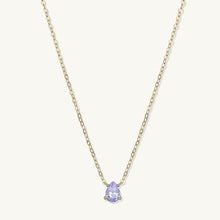 Birthstone Pear Shaped Necklace June