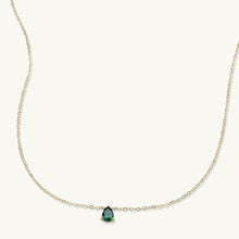 Birthstone Pear Shaped Necklace May