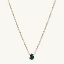 Birthstone Pear Shaped Necklace May