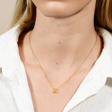 Birthstone Pear Shaped Necklace November