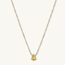 Birthstone Pear Shaped Necklace November