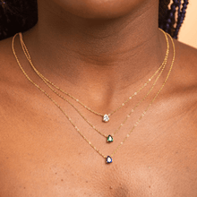 Birthstone Pear Shaped Necklace September