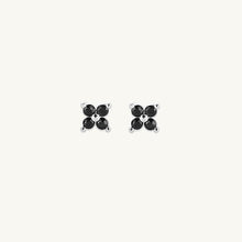 Black Clover Sapphire Earrings
