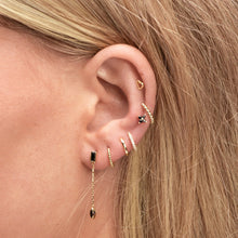 Black Clover Sapphire Earrings
