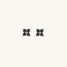 Black Clover Sapphire Earrings