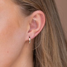 Black Onyx Spark Sapphire Hoops