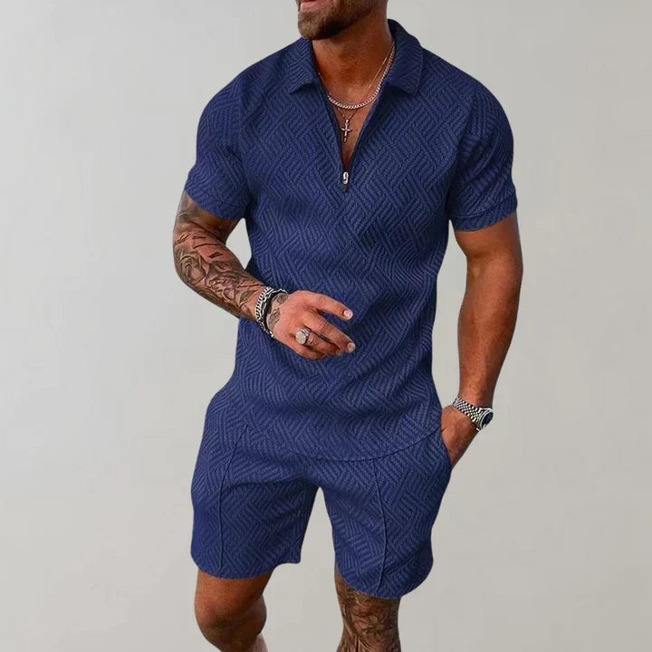 Men's Summer Set Oliver – Breathable Cotton and Linen, Lightweight and Elegant Comfort