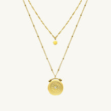 Boho Disk Layering Necklace