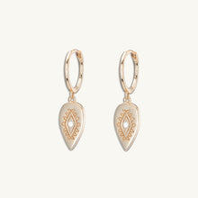 Boho Evil Eye Hoop Earrings