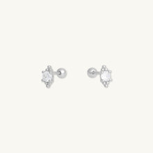Boho Sapphire Barbell Stud Cartilage Earrings