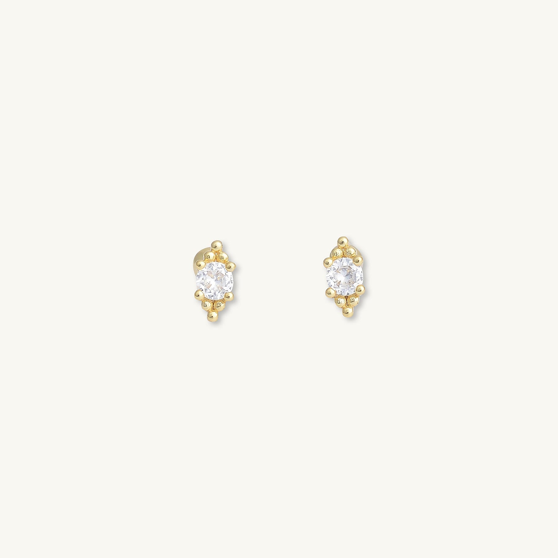 Boho Sapphire Barbell Stud Cartilage Earrings