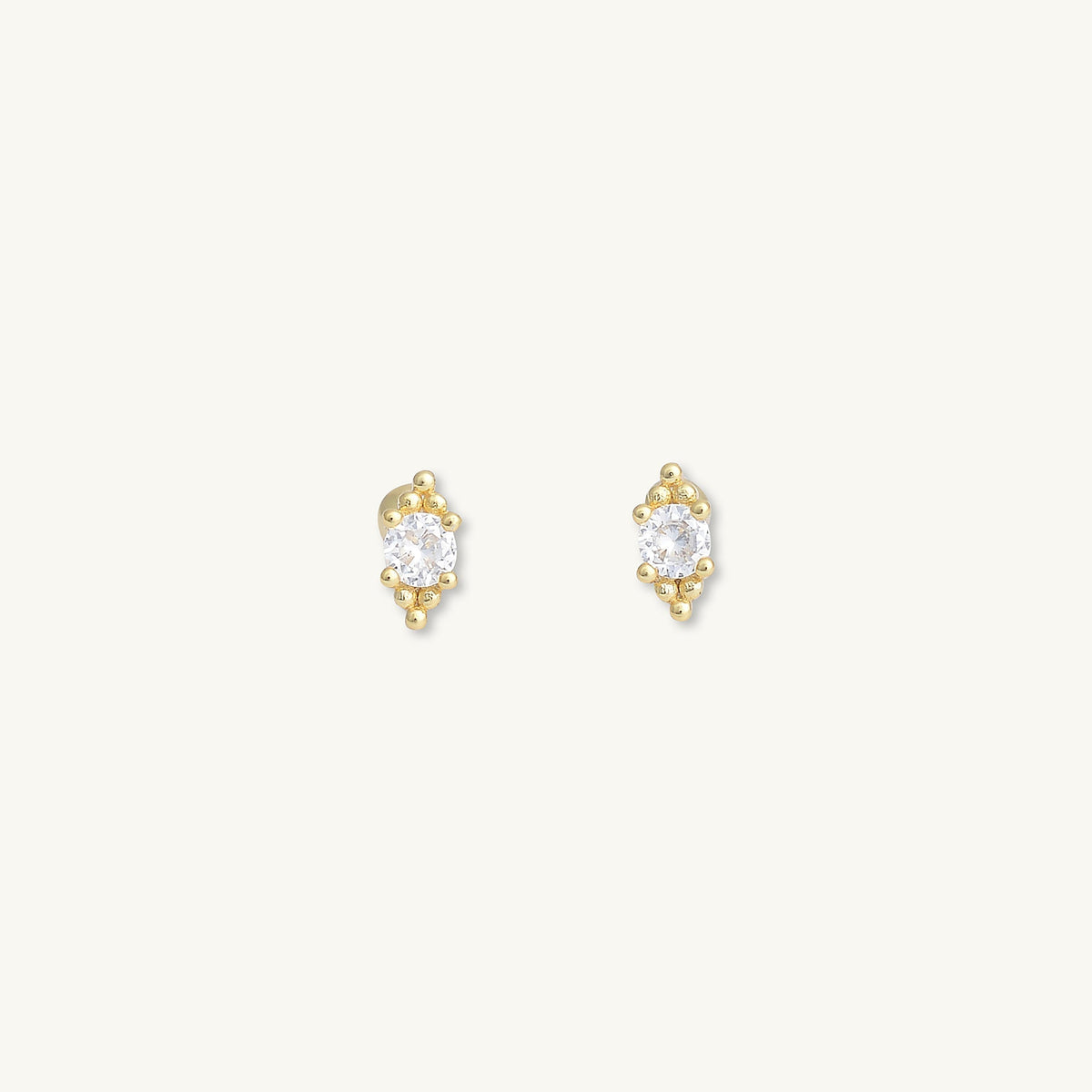Boho Sapphire Barbell Stud Cartilage Earrings