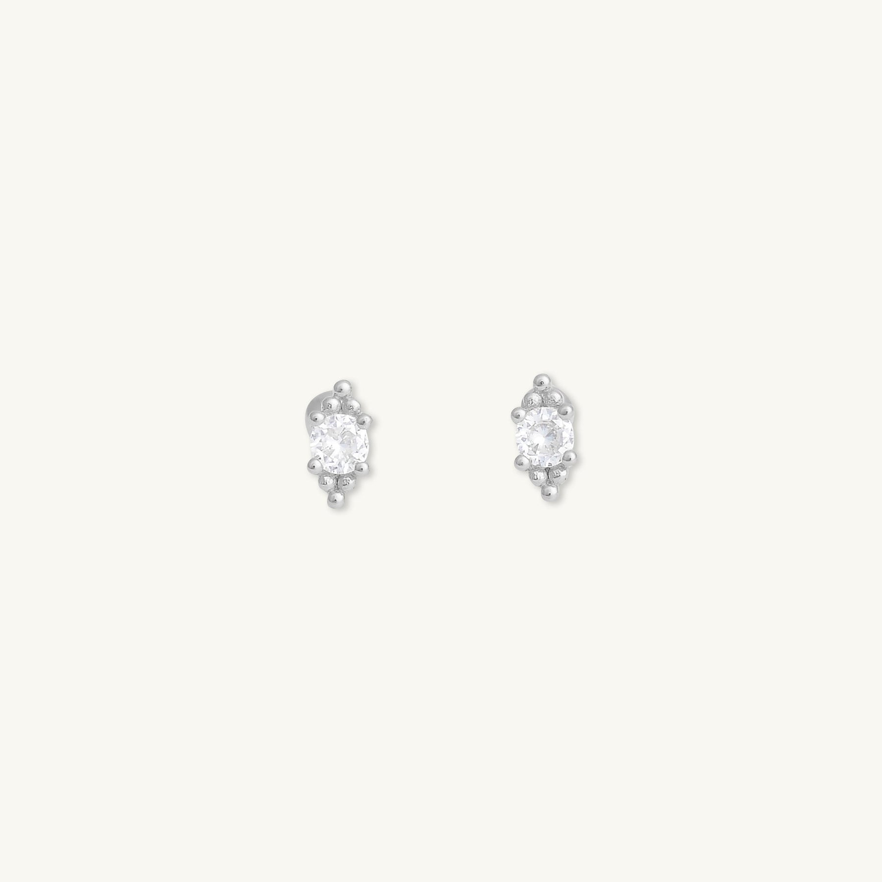 Boho Sapphire Barbell Stud Cartilage Earrings