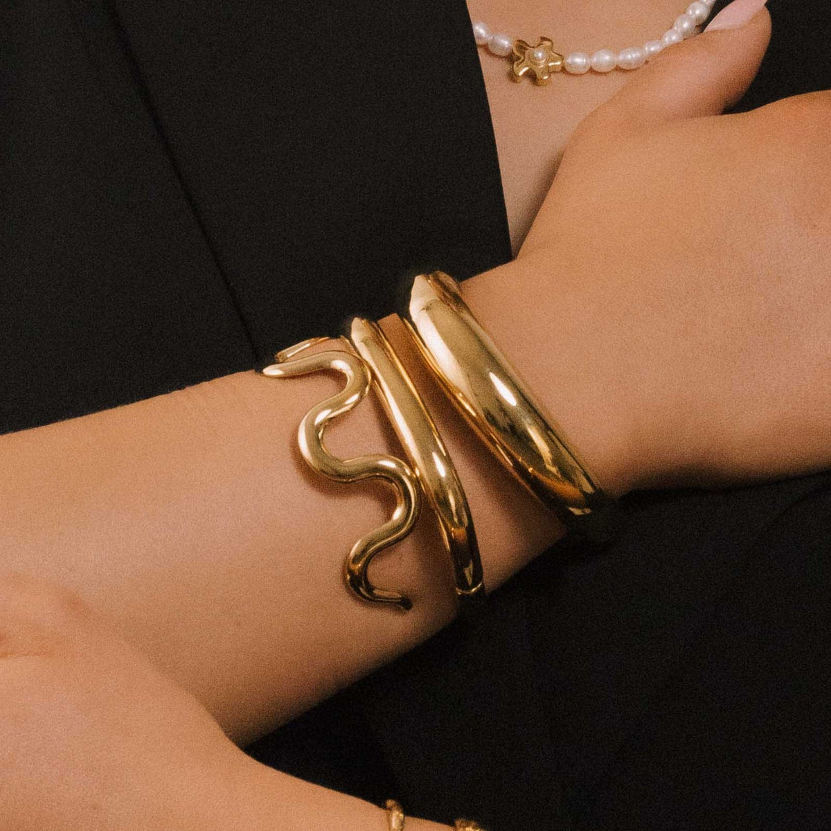 Boho Tide Open Cuff Bangle