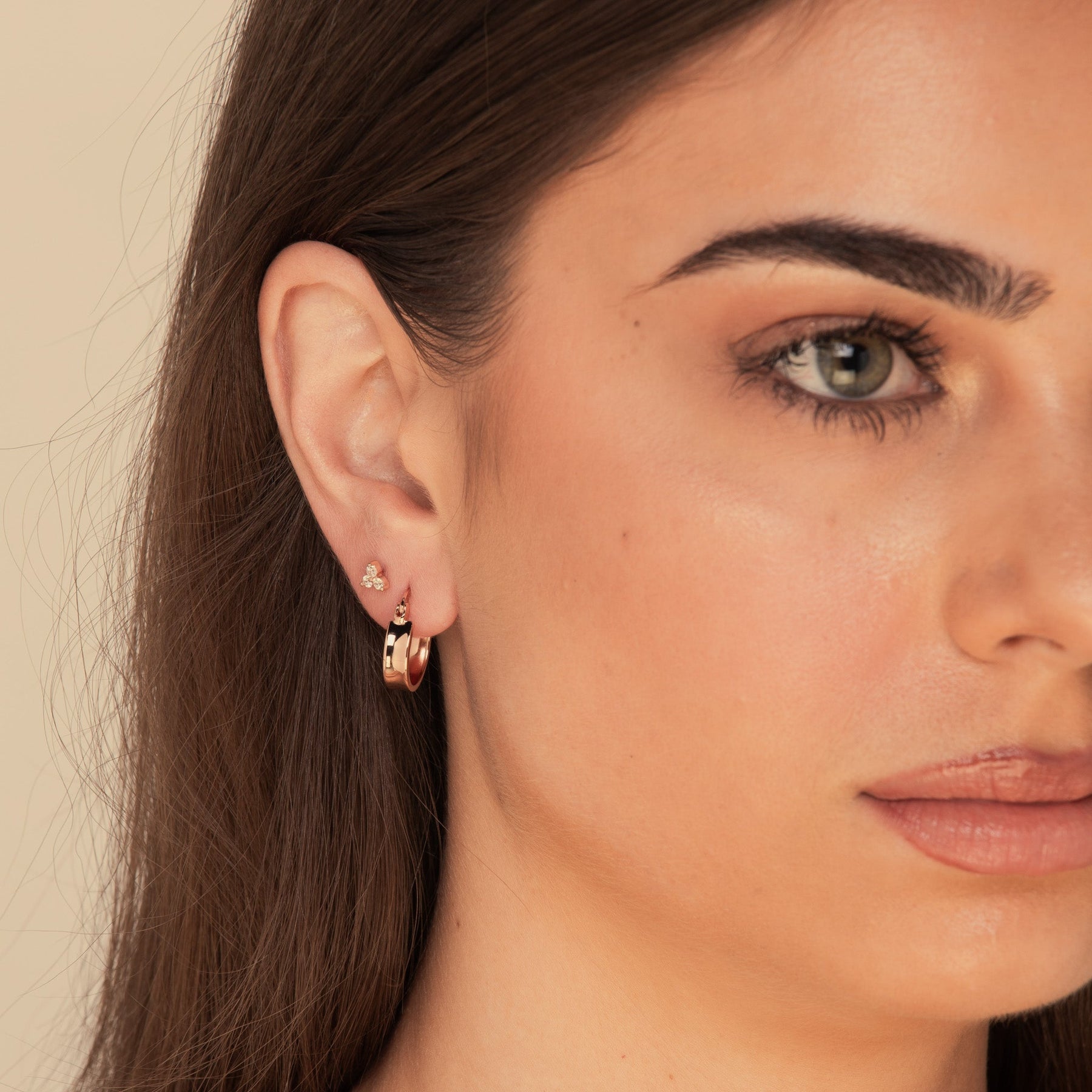Bold Small Hoop Earrings