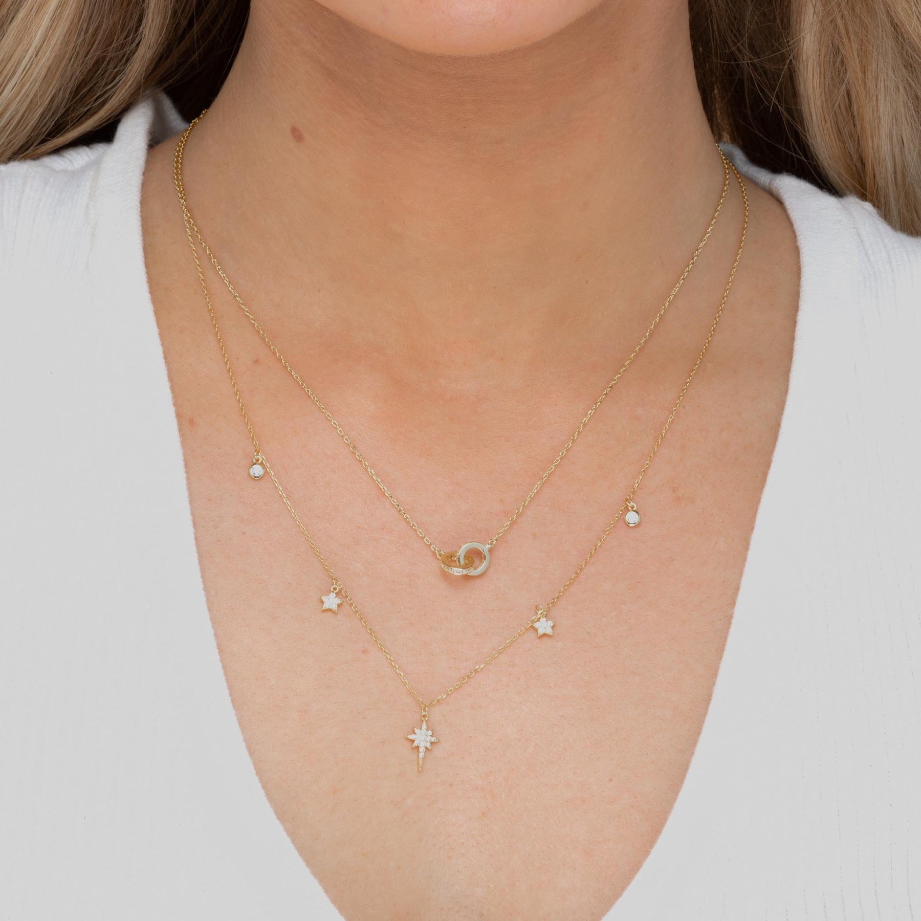 Bond Eternity Sapphire Chain Necklace