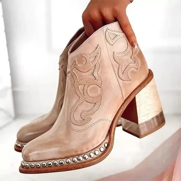 Zaria Women's Ankle Boots – Elegant Leather Ankle Boots with Modern Style and Lasting Comfort