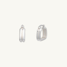 Boxy Twist Hoop Earrings