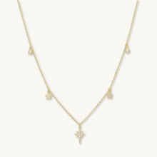 Bright North Star Sapphire Necklace