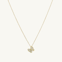 Butterfly Sapphire Chain Necklace