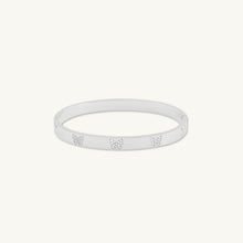 Butterfly Sapphire Hinged Bangle
