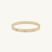 Butterfly Sapphire Hinged Bangle